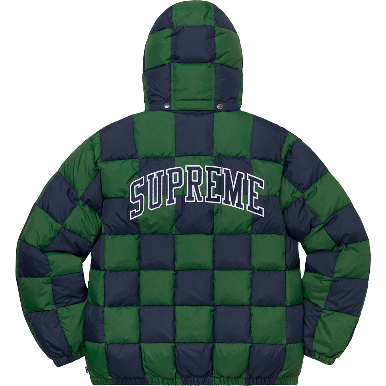 Checkerboard Puffy Jacket view 5